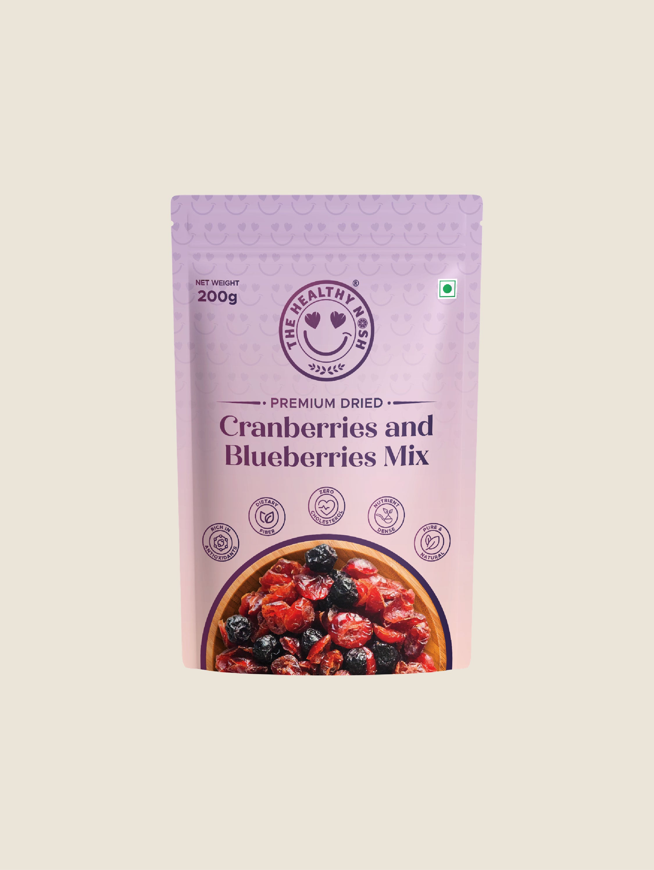 Blueberries & Cranberries Mix 200gm